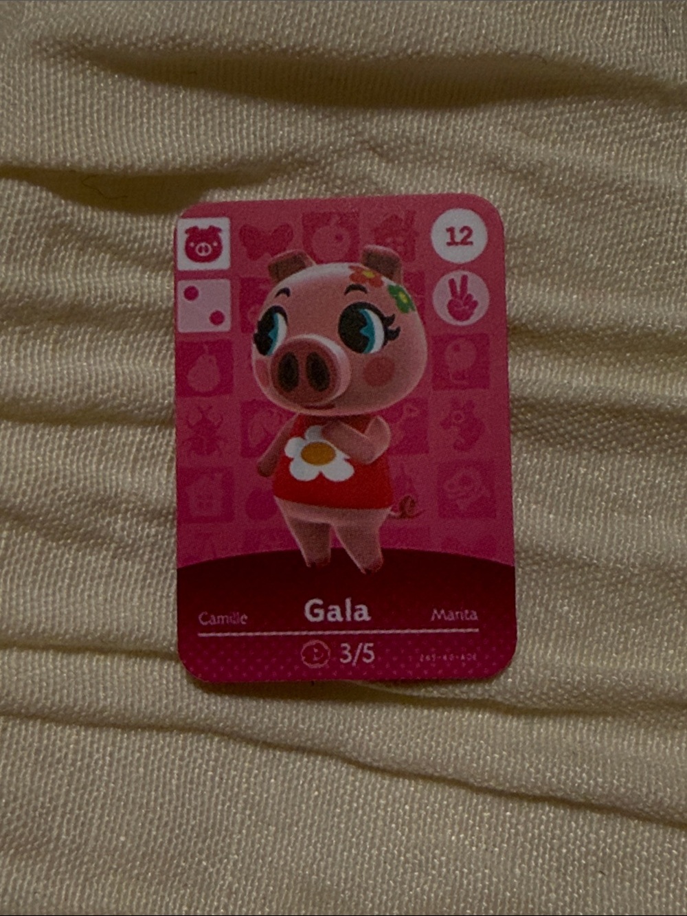 Gala Animal Crossing Amiibo Card Unofficial Villager NFC